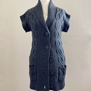 Gap Gray Cardigan Sweater Size S